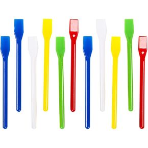 20Pcs paint stir stick epoxy resin stirring rod silicone stir sticks Paint Stirring Sticks Resin Stirring Tool makeup gadgets facial tool Scraper for Mixing mini plastic re-usable