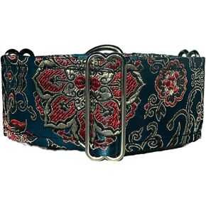 Extra Soft Martingale Dog Collar for Greyhound Saluki Whippet and Other Breeds with Similar Neck 2" Wide (11"-14")