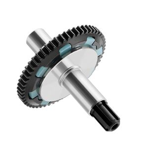 HD Steel 55T Slipper Set with Slipper Shaft, 0.8Mod Slipper Clutch Spur Gear for 1/10 ARRMA Big Rock Granite Senton Vorteks and 1/8 Typhon RC Car Upgrade Parts, Replace ARA311034