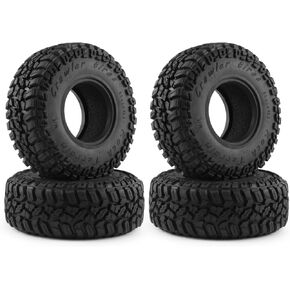 4PCS Crawler Tires with Foam for RC 1:10 On Road Car 5'' 2.2''Soft Rubber Tires for Axial SCX10 90047 SCX10 III SCX10 Pro AXI03007 Redcat Gen8 TRX-4 (4 pcs)