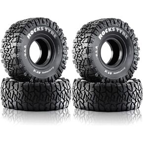 Lifehead 1.9inch Rubber Tires for 1/10 RC Crawler Car TRAXXAS TRX4 Axial SCX10 90046 90047 SCX10 III AXI03007 Tamiya CC01 D90 D110 YK4102/4.7" Outer Diameter in Saudi Arabia