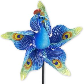 Wind Spinner Outdoor Metal Bird Decor Wind Spinner for Yard Lawn & Garden Decoration, 42 Inch