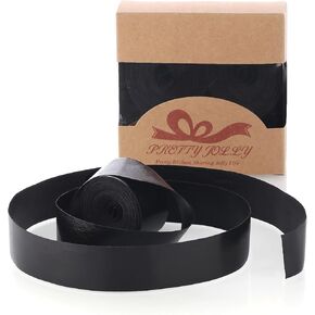 Pretty Jolly Silver Metal Glossy Ribbon for Gift Wrapping Handmade Bright Fabric Glitter Ribbon for Flower Bouquet Double Sided Sparkly Ribbons for DIY Crafts Wedding Invitations 2 Inch 20Yds