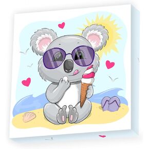 DIAMOND DOTZ ® - مجموعة الأعمال الفنية للرسم الماسي من Koala Cream، فن الأحجار الكريمة، مجموعات الفن الماسي للأطفال، مجموعات الرسم الماسي للأطفال، الفن الماسي للأطفال، الفن الماسي للأطفال من سن 8 إلى 12 عامًا، الفن الماسي للأطفال من سن 8 إلى 12 عامًا