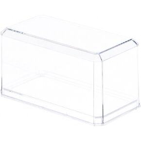 Pioneer Plastics 164C Clear Plastic Display Case for 1:64 Scale Cars, 3.5" W x 1.625" D x 1.75" H (Mailer Box), Pack of 3