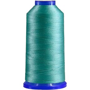 Selric [1200Yards / 26 Colors Available] Tex 135 Bonded Nylon Thread for Leather Sewing 420D/3 T135#138 Heavy Duty Upholstery Thread for Leather and Other Heavy Fabric（White）