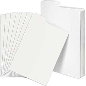 Comic Book Dividers with Tabs – 50 Pack, Archival Thick Cardboard Dividers for Comic Book Storage Boxes