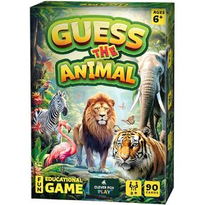 Guess The Animal – Educational Animal Guessing Game for Kids & Family – Fun Indoor & Car Children’s Game for Learning Animals, Perfect for Girls, Boys Ages 6, 7, 8, 9, 10
