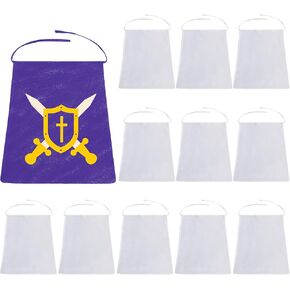 Blosssound DIY Hero Capes Crafts Canvas Blank Capes Hero Dress up Costumes for Kids Classroom Home VBS Activities Supplies