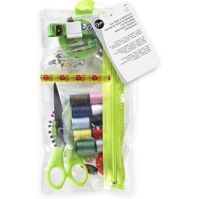 Dritz Sewing & Repair, Assorted Colors Sewing Kit, 1 Count (Pack of 1), Clear