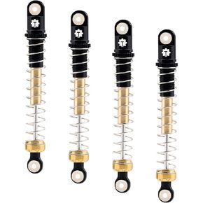 51mm Brass Aluminum Adjustable Threaded Tele Shock Absorber Damper for 1/24 RC Crawler Car Axial AX24 XC-1 Upgrade Parts