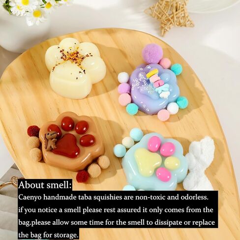 Taba Squishy Cat Paw Squeeze Toys,Sensory Fidget Toy for Your Best Mellow and Chill,Party Favors, Birthday Gift, Squishy Toys for Adults (Chocolate) in Saudi Arabia