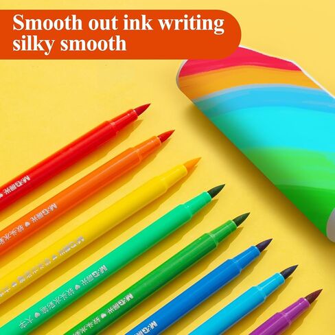 M&G Washable Markers Set for Kids, 48 Colors Art Markers for Toddlers, Soft head Drawing Markers for Kids, Safe and Non-Toxic, Ideal Gift for 3 4 5 6 7 8 Year Old Boys Girls in Saudi Arabia