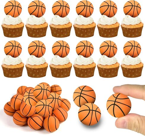 DRWATE 28pcs Soccer Ball Cake Topper Decorations Mini Soccer Ball Cup Cake Decorations For Soccer Party Birthday Party Football Sport Party Supplies (Style 01) in Saudi Arabia