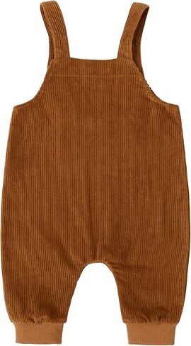Baby Boys Corduroy Overalls Kids Bib Pants Suspender Trousers Toddler Strap Jumpsuit Bottom Outfit in Kuwait