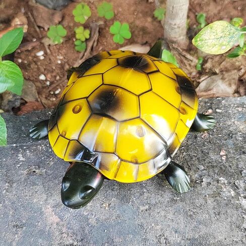 Tipmant Cute RC Turtle Remote Control Tortoise Toy Realistic Simulation Electric Electronic Animal for Cat Toddler Kids Birthday (Brown) in Kuwait