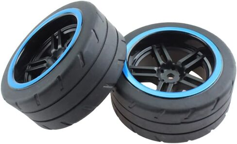 KingVal Replacement 2PCS Right Tire Tyre Wheel RC Spare Parts Compatible with WLtoys 104072 RC Car in Saudi Arabia
