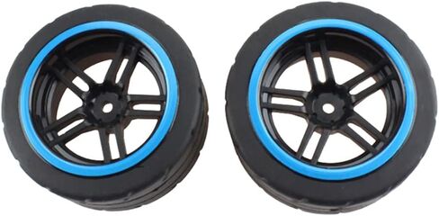 KingVal Replacement 2PCS Right Tire Tyre Wheel RC Spare Parts Compatible with WLtoys 104072 RC Car in Saudi Arabia