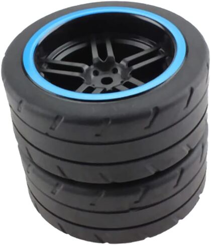 KingVal Replacement 2PCS Right Tire Tyre Wheel RC Spare Parts Compatible with WLtoys 104072 RC Car in Saudi Arabia