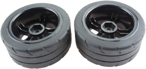 KingVal Replacement 2PCS Right Tire Tyre Wheel RC Spare Parts Compatible with WLtoys 104072 RC Car in Saudi Arabia