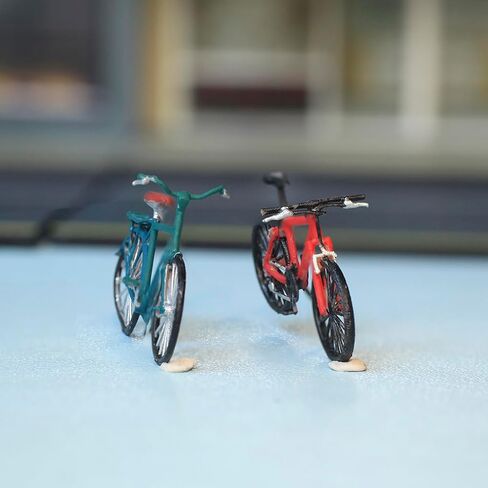 1/64 Bike/Mountain Cycling Bike Bicycle/Motorcycle Scene Props Miniatures Figures Model for Cars Vehicles Toys (Bicycle A) in Saudi Arabia
