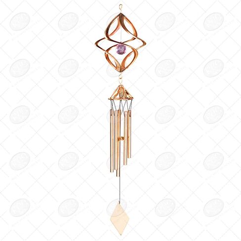 Red Carpet Studios 10131 Cosmix Spinner Wind Chime, 25-Inches, Hummingbird in Kuwait