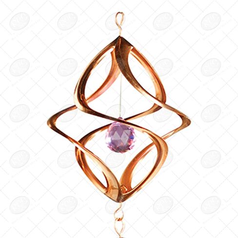 Red Carpet Studios 10131 Cosmix Spinner Wind Chime, 25-Inches, Hummingbird in Kuwait