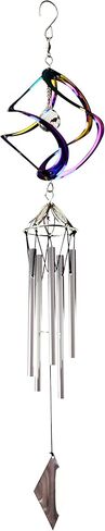 Red Carpet Studios 10131 Cosmix Spinner Wind Chime, 25-Inches, Hummingbird in Kuwait