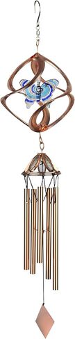Red Carpet Studios 10131 Cosmix Spinner Wind Chime, 25-Inches, Hummingbird in Kuwait