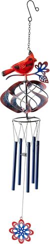 Red Carpet Studios 10131 Cosmix Spinner Wind Chime, 25-Inches, Hummingbird in Kuwait