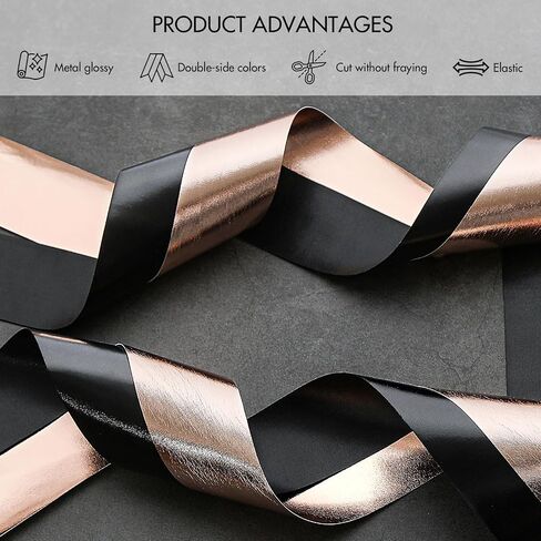 Pretty Jolly Silver Metal Glossy Ribbon for Gift Wrapping Handmade Bright Fabric Glitter Ribbon for Flower Bouquet Double Sided Sparkly Ribbons for DIY Crafts Wedding Invitations 2 Inch 20Yds in Kuwait