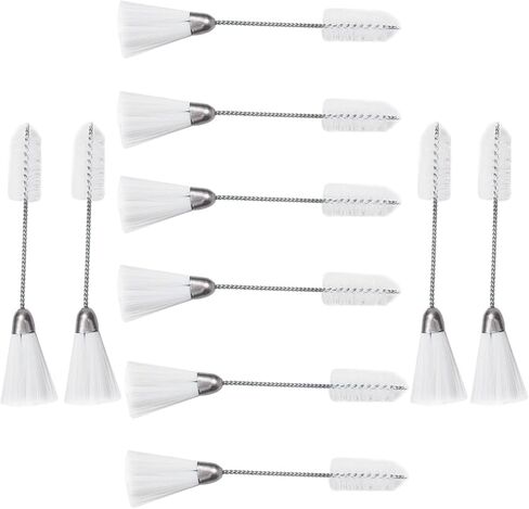 Sewing Machine Cleaning Kit, Sewing Machine Cleaning Brushes, 5.7 in Sewing Machine Cleaning Tools Nylon 10pcs Double Ended Sewing Machine Cleaning Brush for Bobbin Case in Saudi Arabia