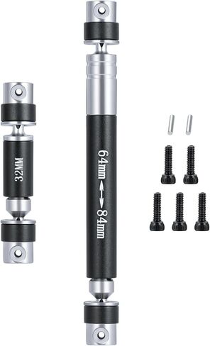 RC Drive Shafts Stainless Steel Driveshafts 32+64mm for 1/24 AXIAL SCX24 AXI90081 Deadbolt AXI00004 Upgrade RC Crawler Upgrade Parts in Saudi Arabia