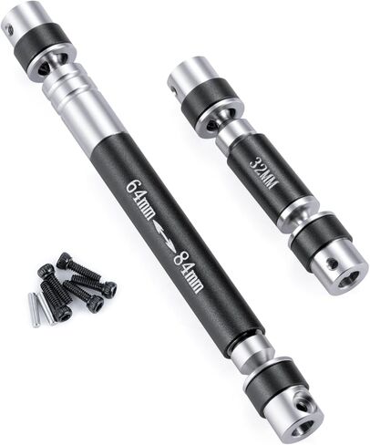 RC Drive Shafts Stainless Steel Driveshafts 32+64mm for 1/24 AXIAL SCX24 AXI90081 Deadbolt AXI00004 Upgrade RC Crawler Upgrade Parts in Saudi Arabia