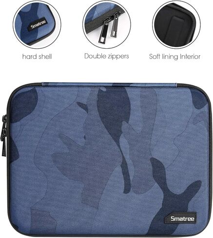 حافظة Smatree صلبة لجهاز 14 بوصة ThinkPad T14 Gen 5/ThinkPad T14s Gen 6/IdeaPad Flex 5i/5 2 في 1، كمبيوتر محمول HP OmniBook X AI PC، MacBook Pro M4 2024، DELL Latitude 7455/7430/7440، أزرق داكن in Kuwait
