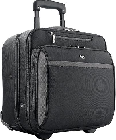 Solo New York West Side 16-Inch Laptop Rolling Case, Overnighter section and remoavble sleeve Black, CLA902-4 in Kuwait