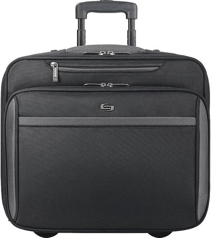Solo New York West Side 16-Inch Laptop Rolling Case, Overnighter section and remoavble sleeve Black, CLA902-4 in Kuwait