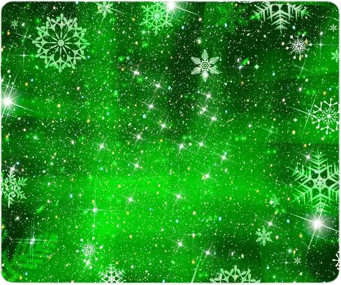 Mouse Pad Diamond Silver Glitter Sparkle Mousepad Bling Desk Accessories Gaming Bling Rubber Pads for Laptop, One Size in Saudi Arabia