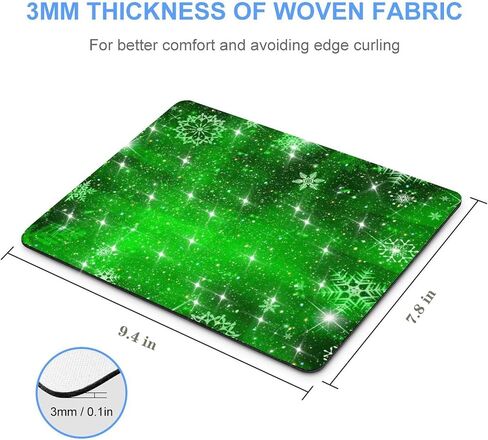 Mouse Pad Diamond Silver Glitter Sparkle Mousepad Bling Desk Accessories Gaming Bling Rubber Pads for Laptop, One Size in Saudi Arabia