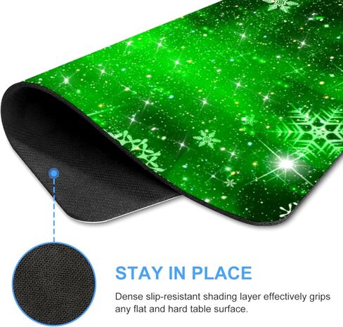 Mouse Pad Diamond Silver Glitter Sparkle Mousepad Bling Desk Accessories Gaming Bling Rubber Pads for Laptop, One Size in Saudi Arabia