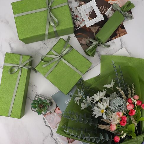 60 Sheets Dusty Blue Tissue Paper, 20x14 Inch Dusty Blue Gift Wrapping Tissue Navy Dusty Blue DIY Art Craft Tissue Paper for Vantage Wedding Birthday Party Decor (Dusty Blue) in Kuwait