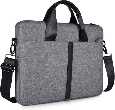 14-15 Inch Laptop Sleeve Shoulder Bag Men Women Briefcase Handbag for MacBook Pro 14 M4/M3/M2/M1, HP Pavilion X360/Chromebook 14", ASUS Chromebook 14, Dell Inspiron 14" Carrying Case, Black in Saudi Arabia