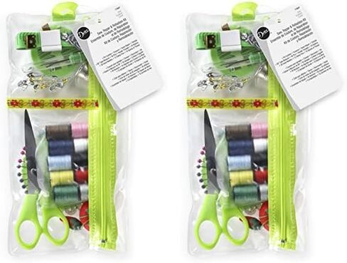 Dritz Sewing & Repair, Assorted Colors Sewing Kit, 1 Count (Pack of 1), Clear in Saudi Arabia