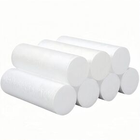 6PCS White Foam Columns 6 Inch Foam Cylinders for Crafts Foam Tube Round for Flower Arrangements Foam Flowers Tubing Foam Rods for Modeling DIY Arts Chrismas Crafts Supplies
