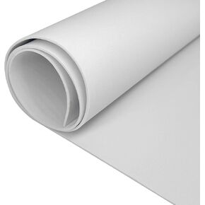 EVA Foam Roll - 2mm Thick White Craft Foam Sheets - 15" x 39" Large Cosplay Foam Sheet - Ultra High Density 86 kg/m³ - Pliable & Elastic for Craft Projects Costume Cosplay Foam - by Biguphate
