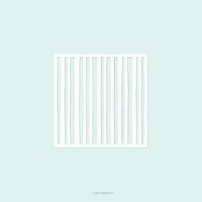 Concord & 9th Quirky Stripe Stencil Pack - 1 Stencil for Crafting - Cards, Scrapbooking, Paper Crafts for Birthdays, Christmas, and Valentine's Day