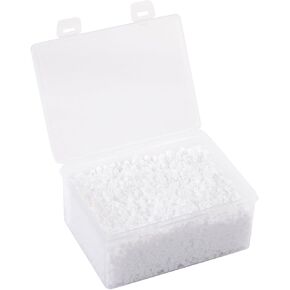 Fuse Beads 6000 Pieces Melty Beads 5mm Fusible Beads Compatible Perler Beads Hama Beads, White