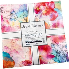 Artful Blooms Ten Square 42 10-inch Squares Layer Cake Robert Kaufman Fabrics TEN-1338-42
