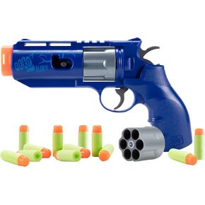 REKT Jury Revolver Foam Dart Blaster مسدس مسدس، أزرق in Kuwait