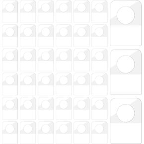 Hang Tabs 300PCS Clear Self Adhesive Folding Hang Tabs with Slot Hole 1.25 × 0.9 Inch Plastic Retail Sticky Hanging Tabs Sticker Hanger for Store Retail Small Items Hanging Display
